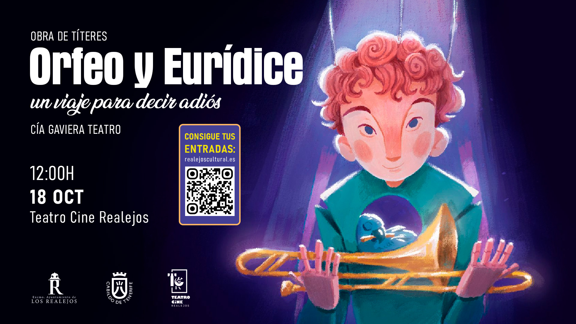 Cartel de Orfeo y Eurídice. Un viaje para decir adiós – Gaviera