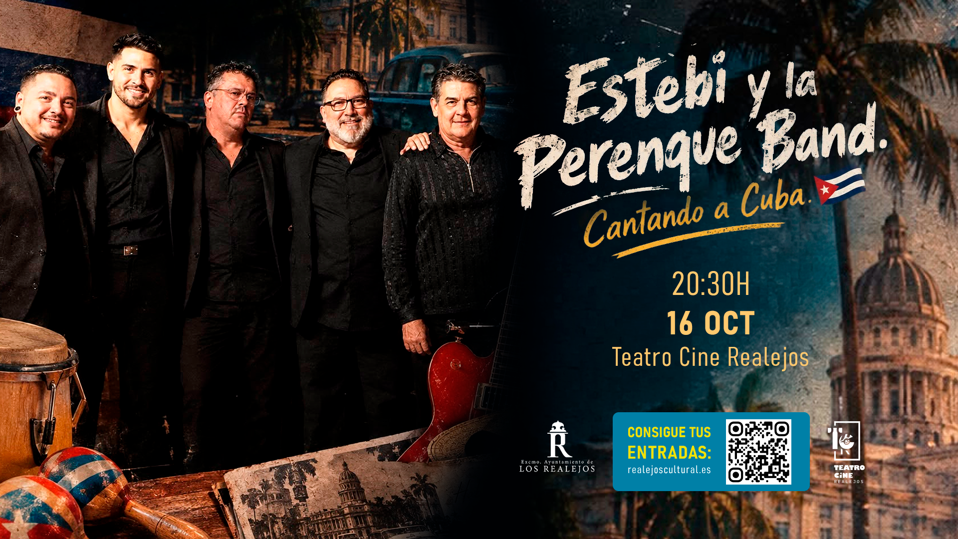 Cartel de Cantando a Cuba – Estebi y la Perenque Band