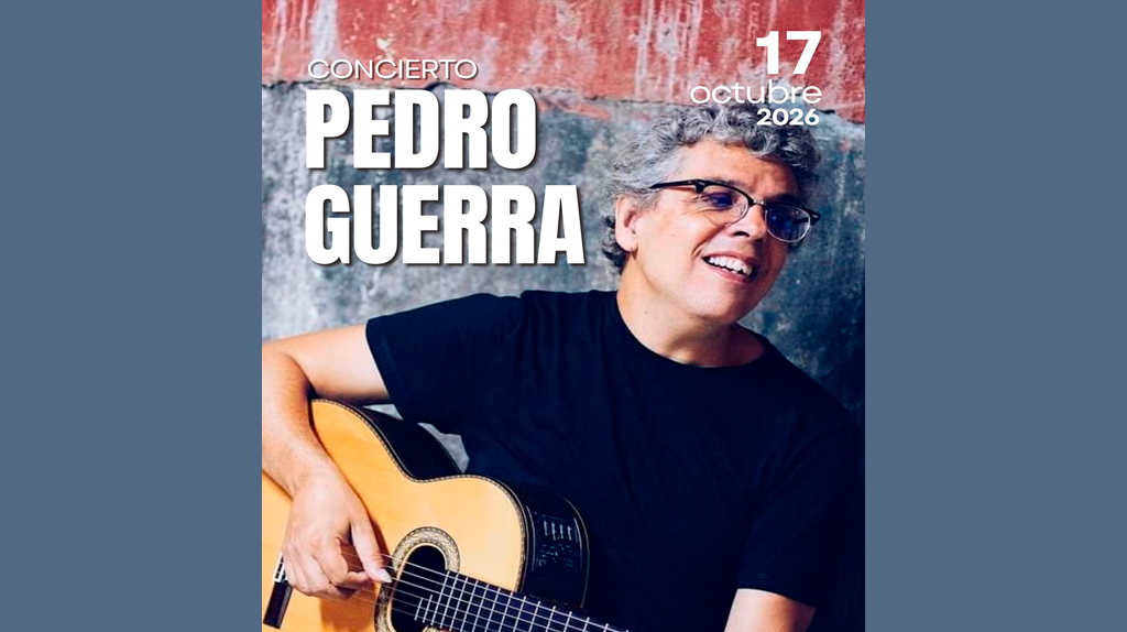 Cartel de Pedro Guerra en Concierto