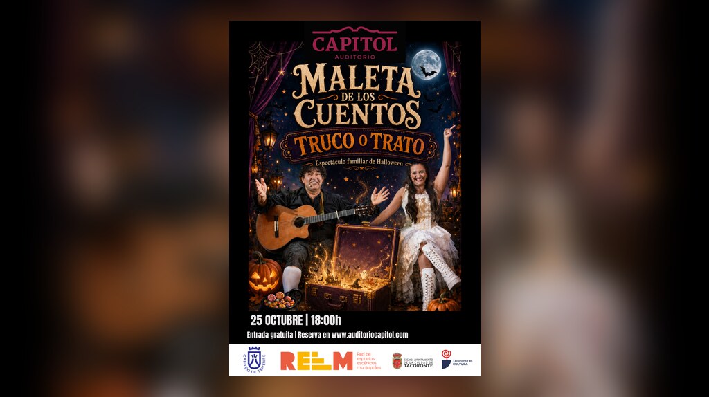 Cartel de La Maleta de cuentos de Fidel Galban